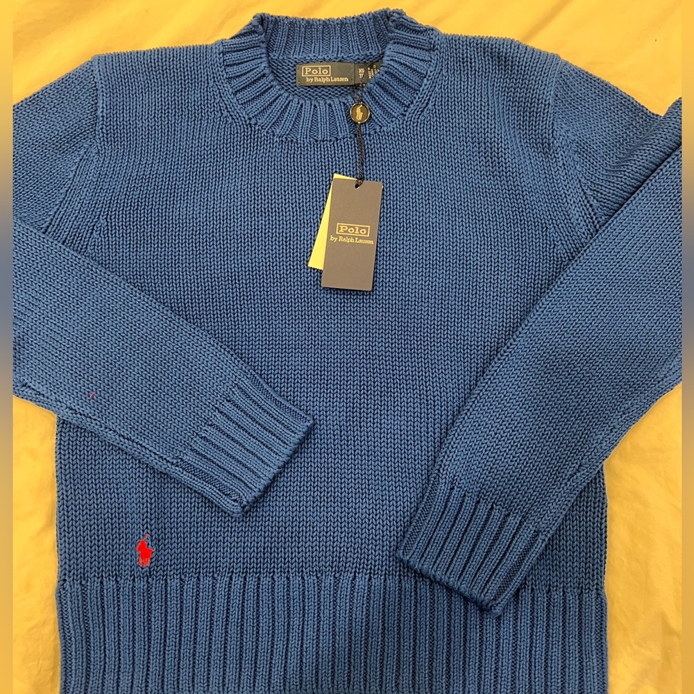 Polo Ralph Lauren
Cotton Shaker-Stitch Sweater